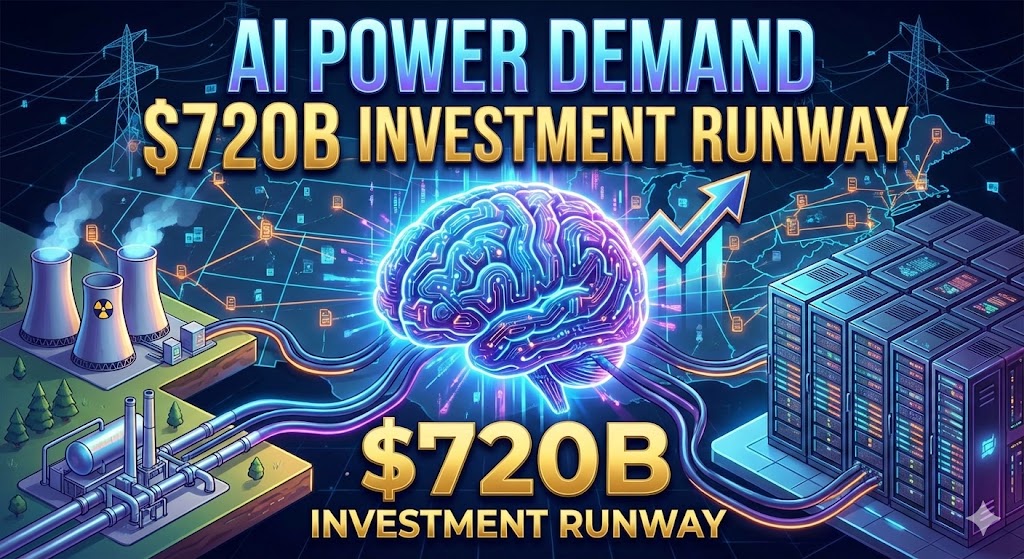 Energy Sector Opportunities: AI-Driven Power Demand Creates $720B Investment Runway